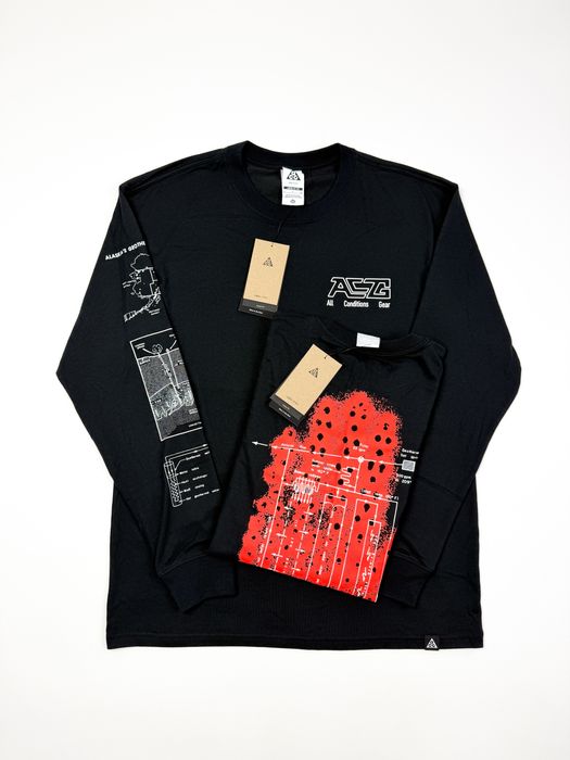 Оригінал! Чоловічий Лонгслів Nike ACG чорний (M) / Новий з бірками!