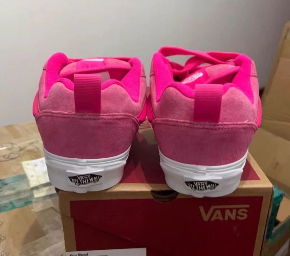 Оригинальные кеды Vans Knu Skool Acid Pink Original