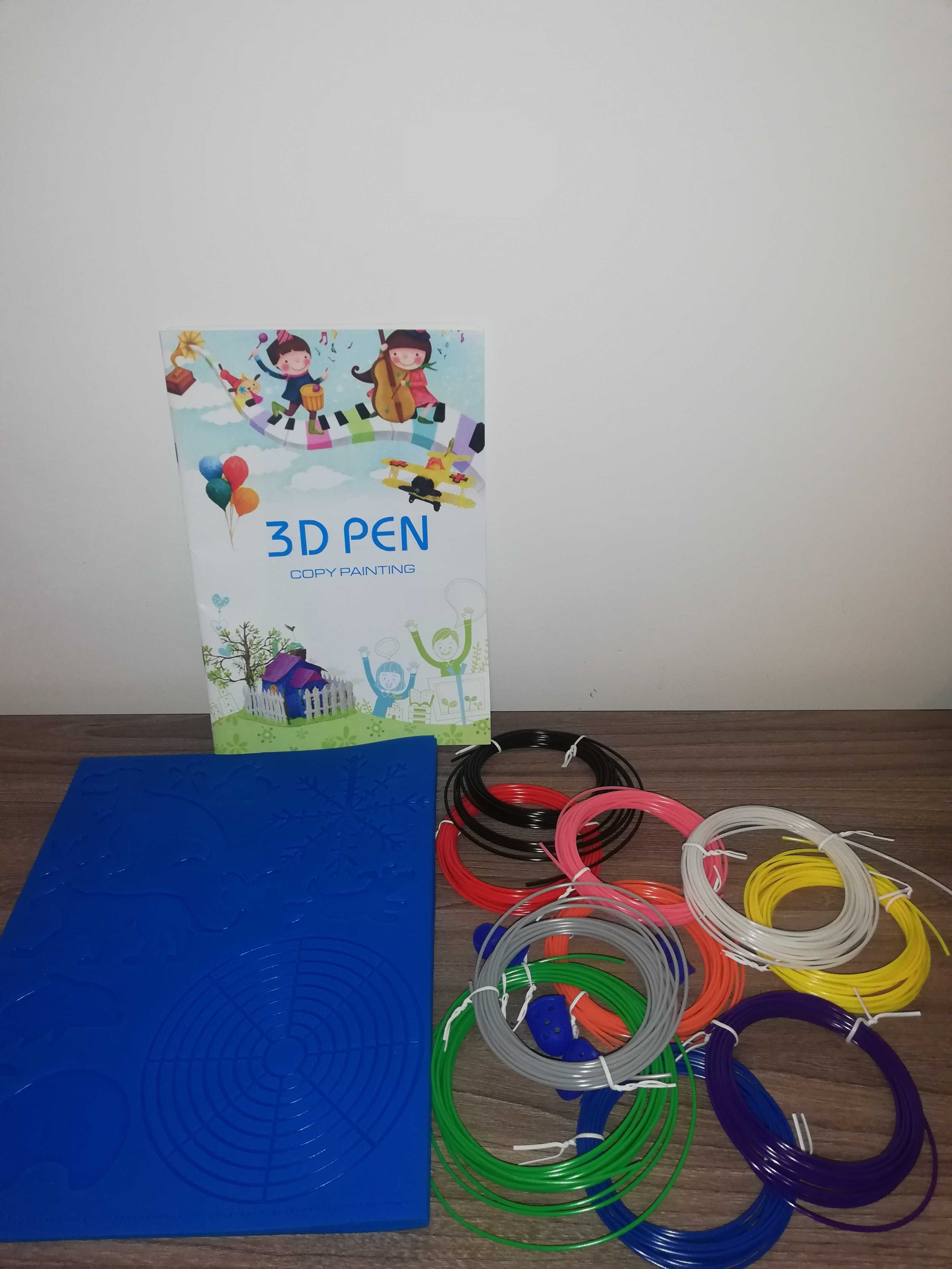 Zestaw do długopis 3D COPSD PLA 10 kolorów silikonowych stempli 1,75mm