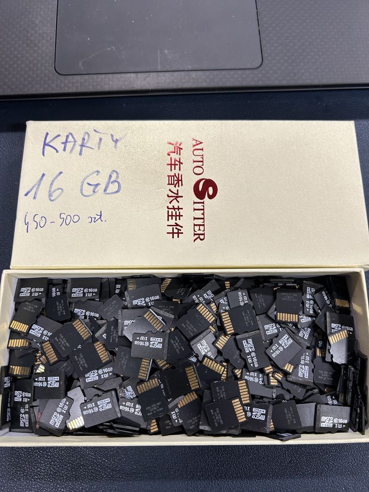 Karty micro SD 16GB 5szt