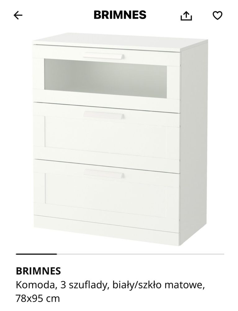 Komoda brimnes ikea