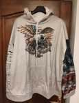 Ogromna nowa bluza lekko ocieplana 5XL kremowa