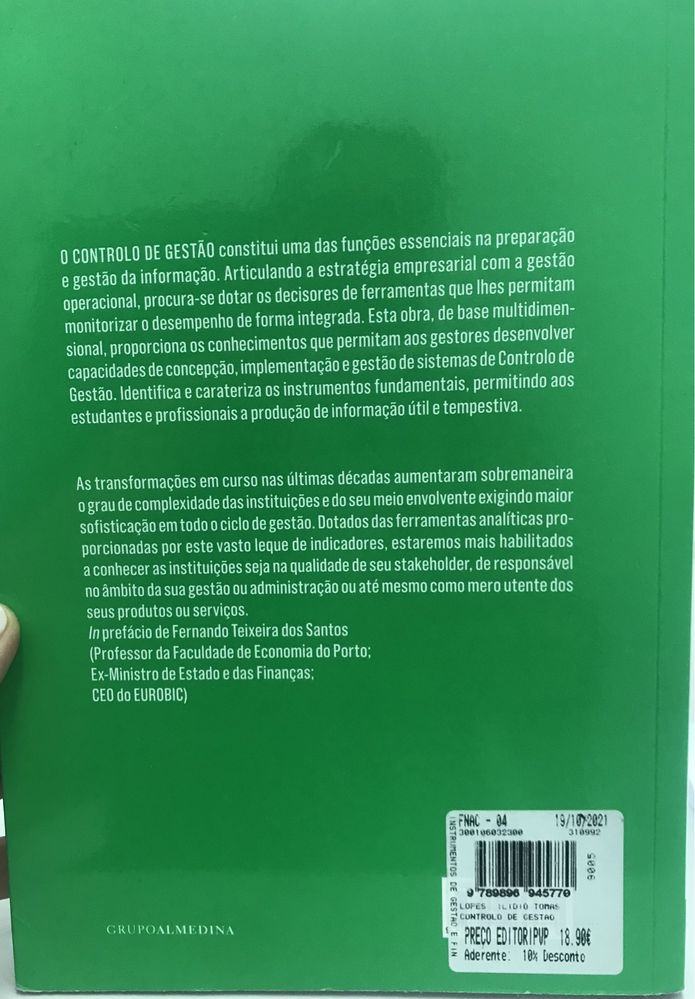 Controlo de Gestão uma visão integrada do desempenho empresarial