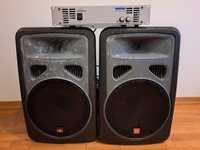 Colunas JBL EON 15 + Amplificador Acoustica