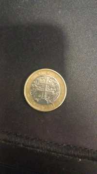 Moeda de 1 euro eslovaca