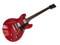 HARLEY BENTON HB-35 CH  gitara elektryczna semi-hollowbody -ustawiona!