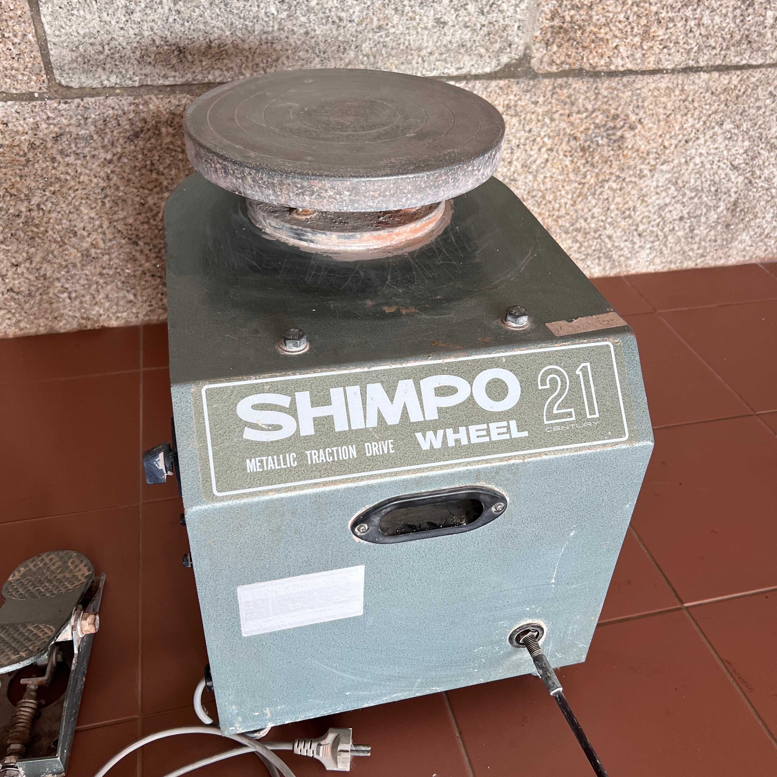 Torno de Cerâmica SHIMPO 21 – Profissional, robusto, usado