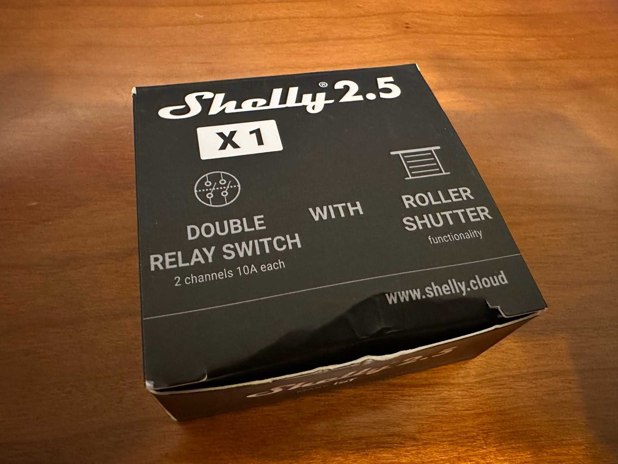 Shelly 2.5 (Relé com WiFi para interruptores de luz e estores)
