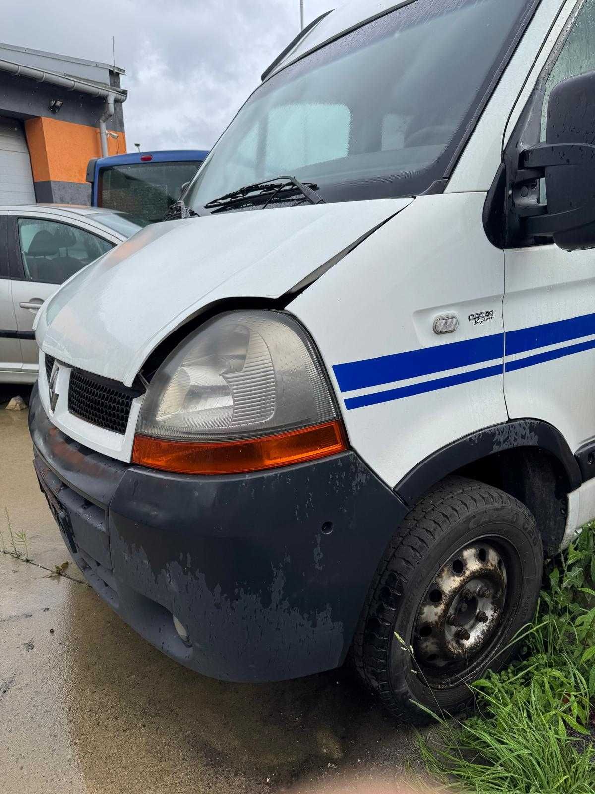 Kompletny Przód Renault Master II FL Lift 2.5 DCI Maska Błotniki Lampy