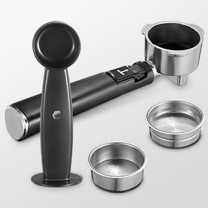 Cozeemax Ekspres do kawy z sitkiem, 15 bar, z spieniaczem do mleka