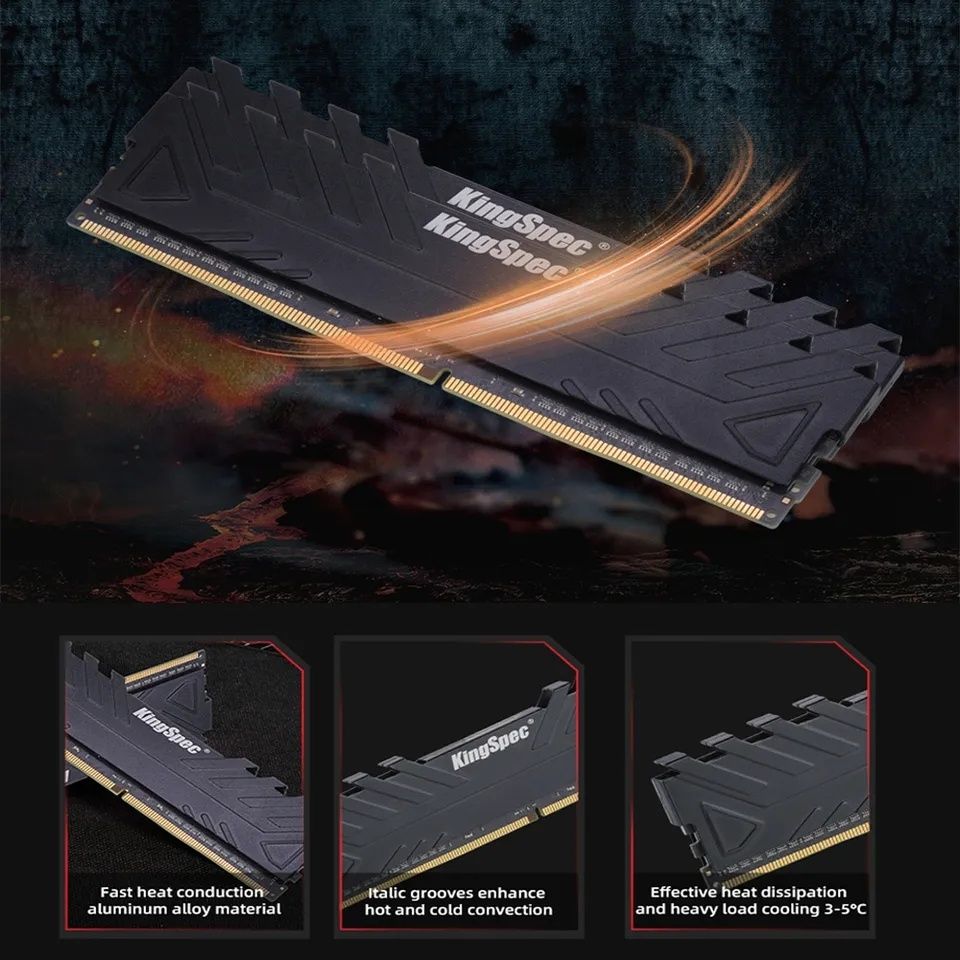 Оперативна пам'ять | DDR 4 | 16 ГБ | Kingspec | 3200 МГц | ram |память