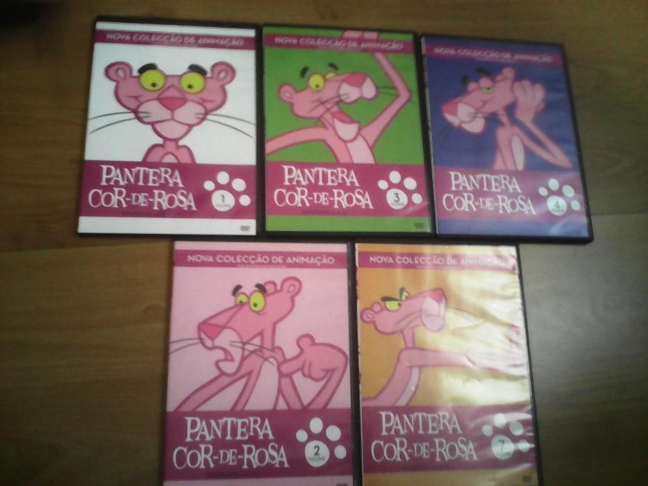 coleção DVDs a pantera cor de rosa  (Apenas Local)