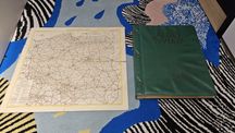 Atlas świata r. 1962 stan brd+ stara mapa
