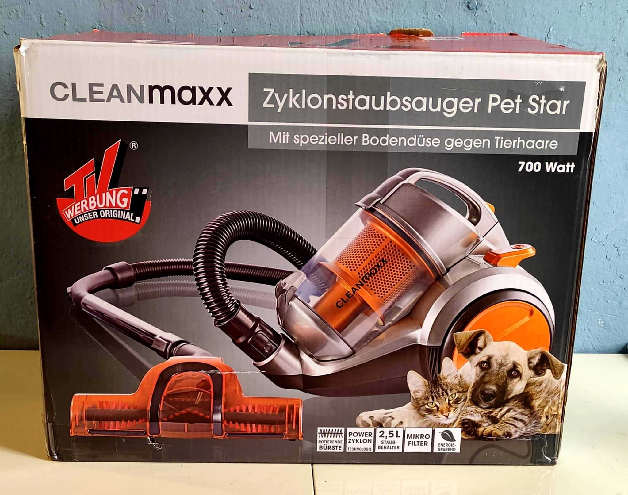 Odkurzacz Clean Maxx Pet Star  700w pojemność 2.5 L