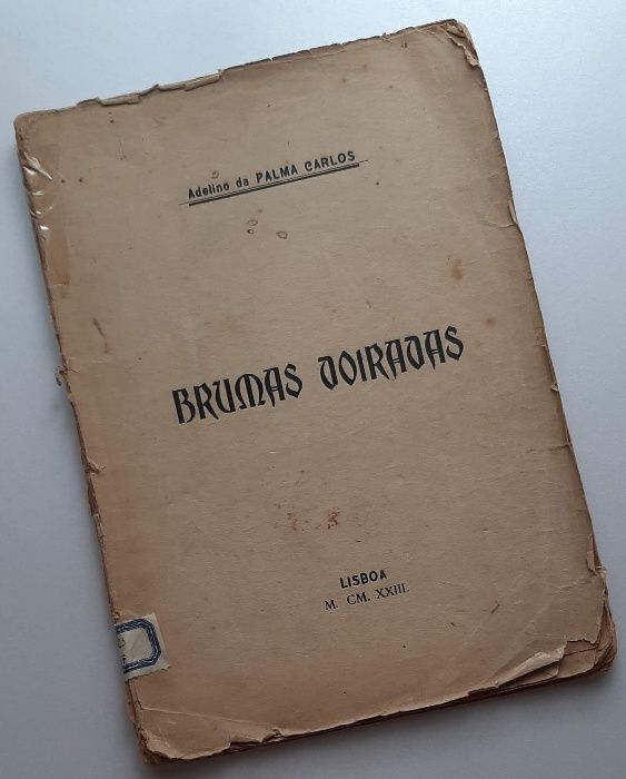 Adelino de Palma Carlos - BRUMAS DOIRADAS - 1ª Edição, 1923