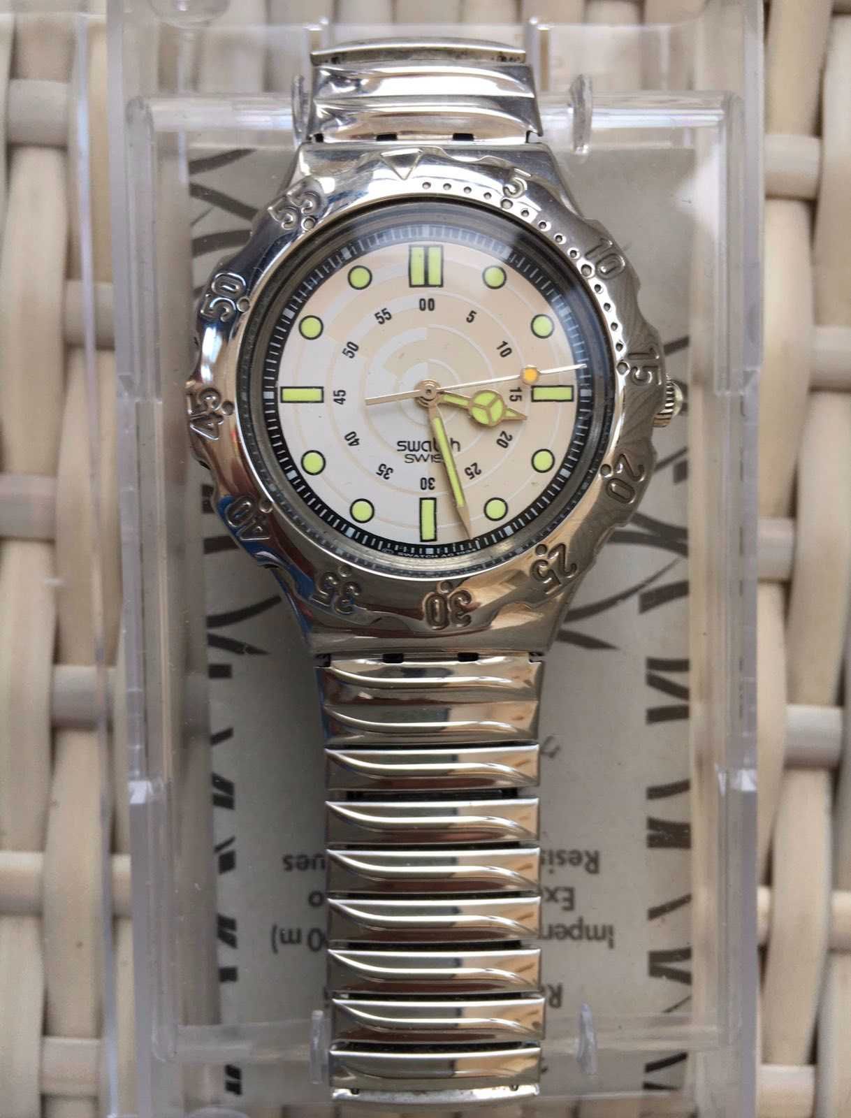 Швейцарские часы Swatch Irony Scuba BEACH RIDER 200 Свотч