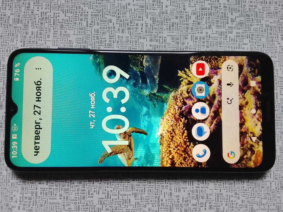 Nokia G10 3/32GB Blue Оригінал заряджання плюс чохол