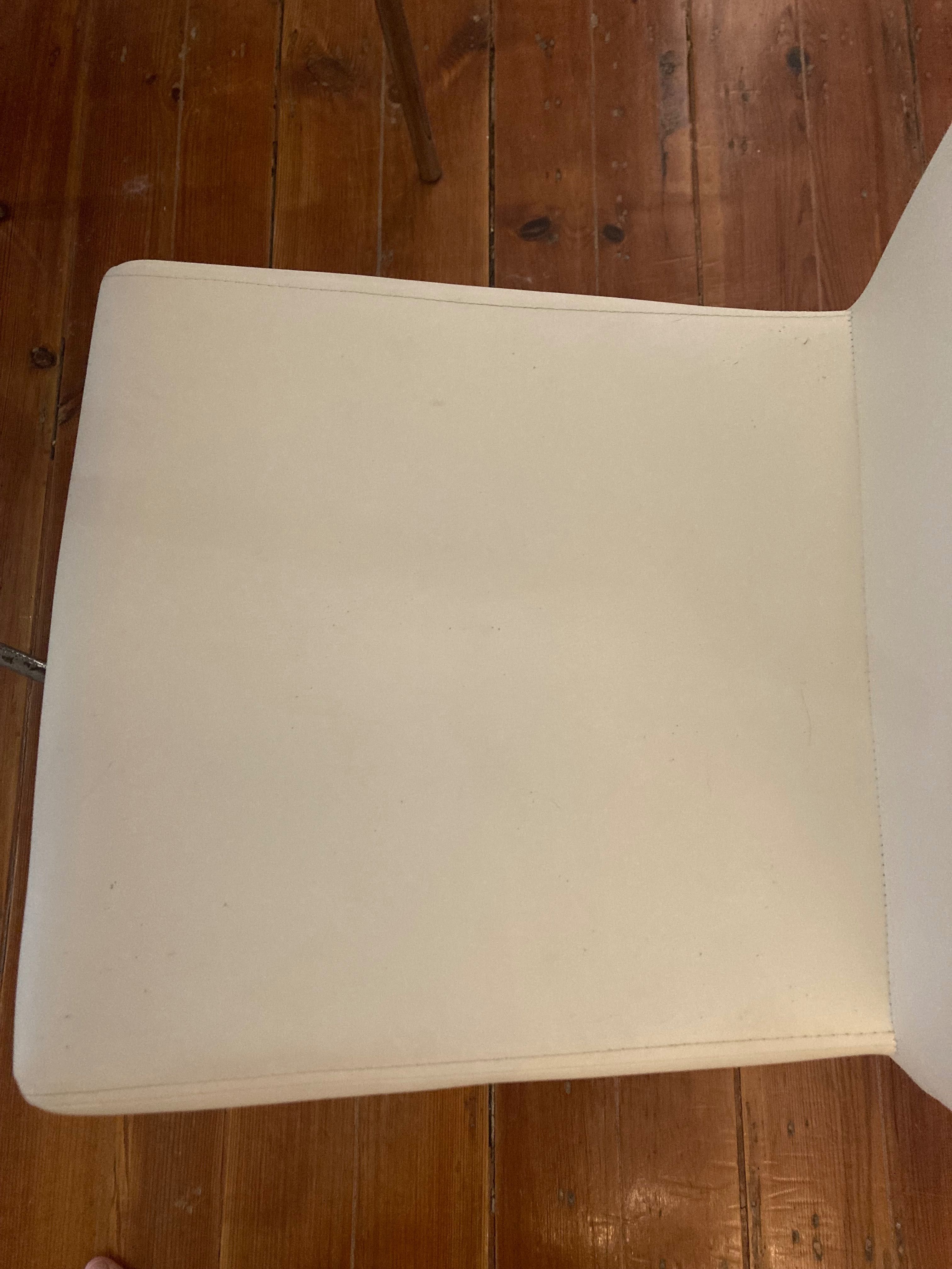 Cadeiras de jantar em couro sintético 90x45