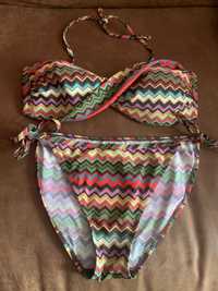 Ysabel Mora bikini 44 XXL stroj kostium kąpielowy multi kolorowy