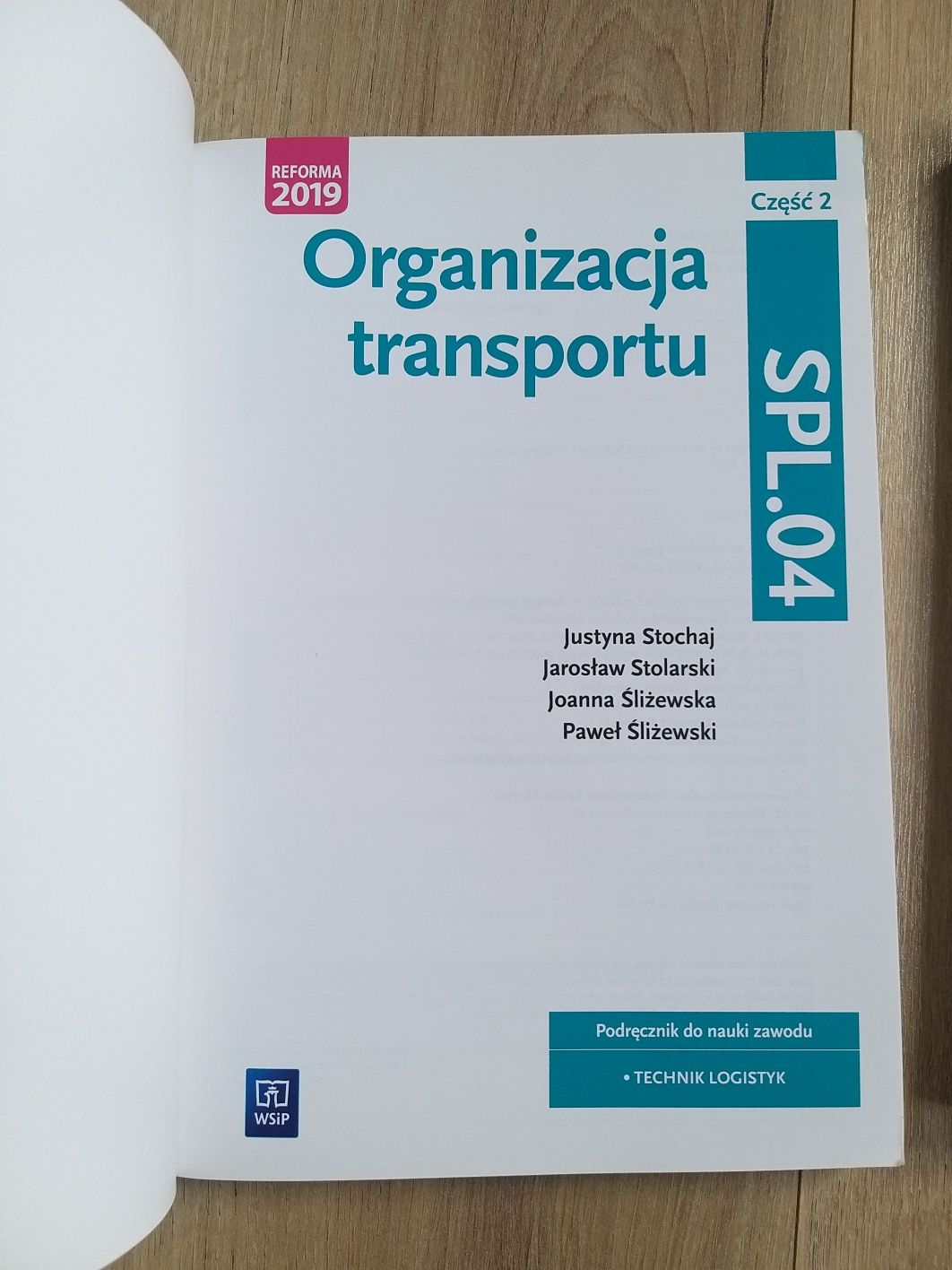 Zestaw podręczników Organizacja transportu SPL.O4