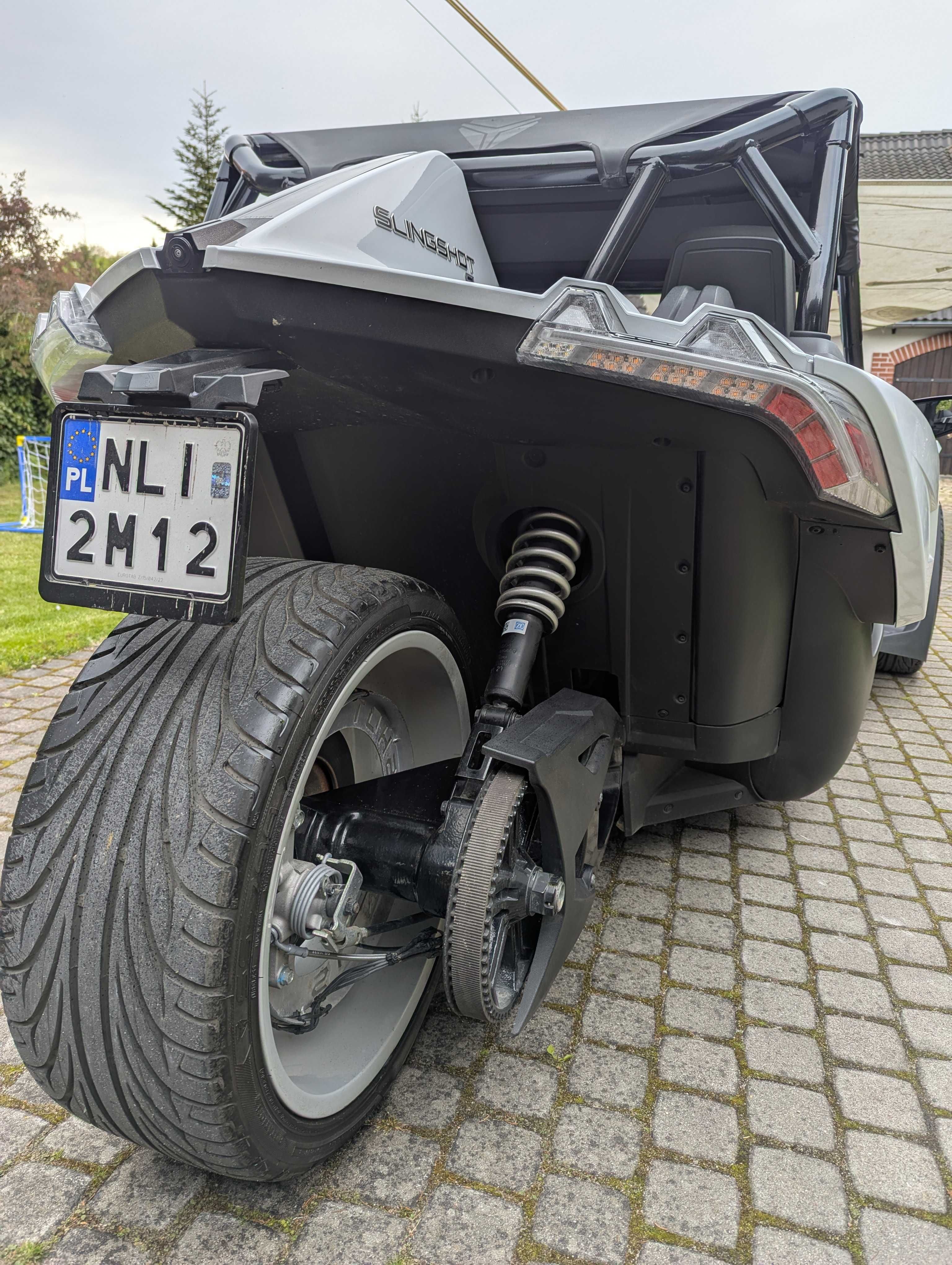 Polaris Slingshot SL 2022 | Tylko 3400 km | Dach + LED podwozie