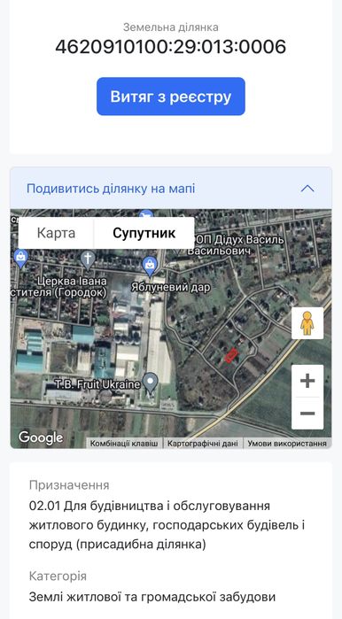 Ділянка Городок вулиця Львівська Терміново