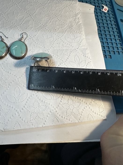 Гарнитур бирюза серебро