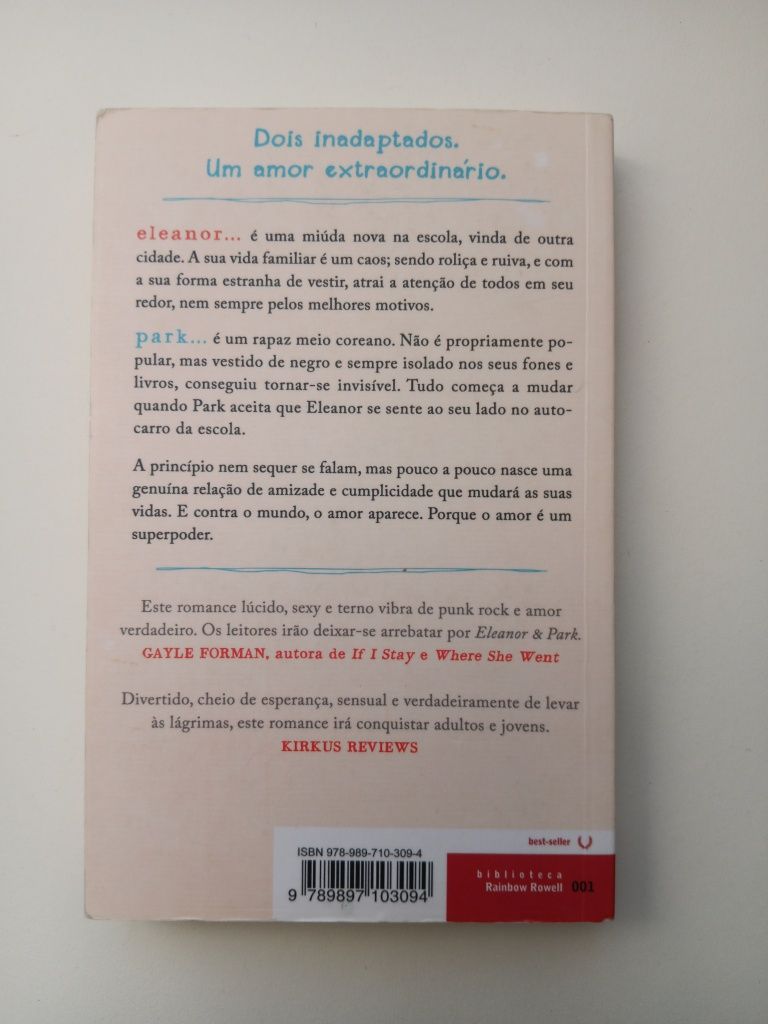 Eleanor & Park, Rainbow Rowell