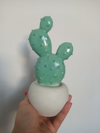 Piękny ceramiczny kaktus