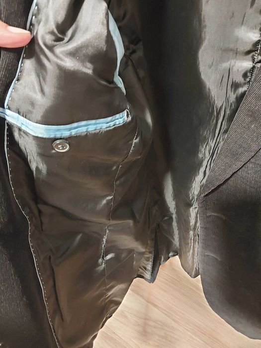 Marynarka sztruksowa męska czarna  Top Secret rozmiar M 48