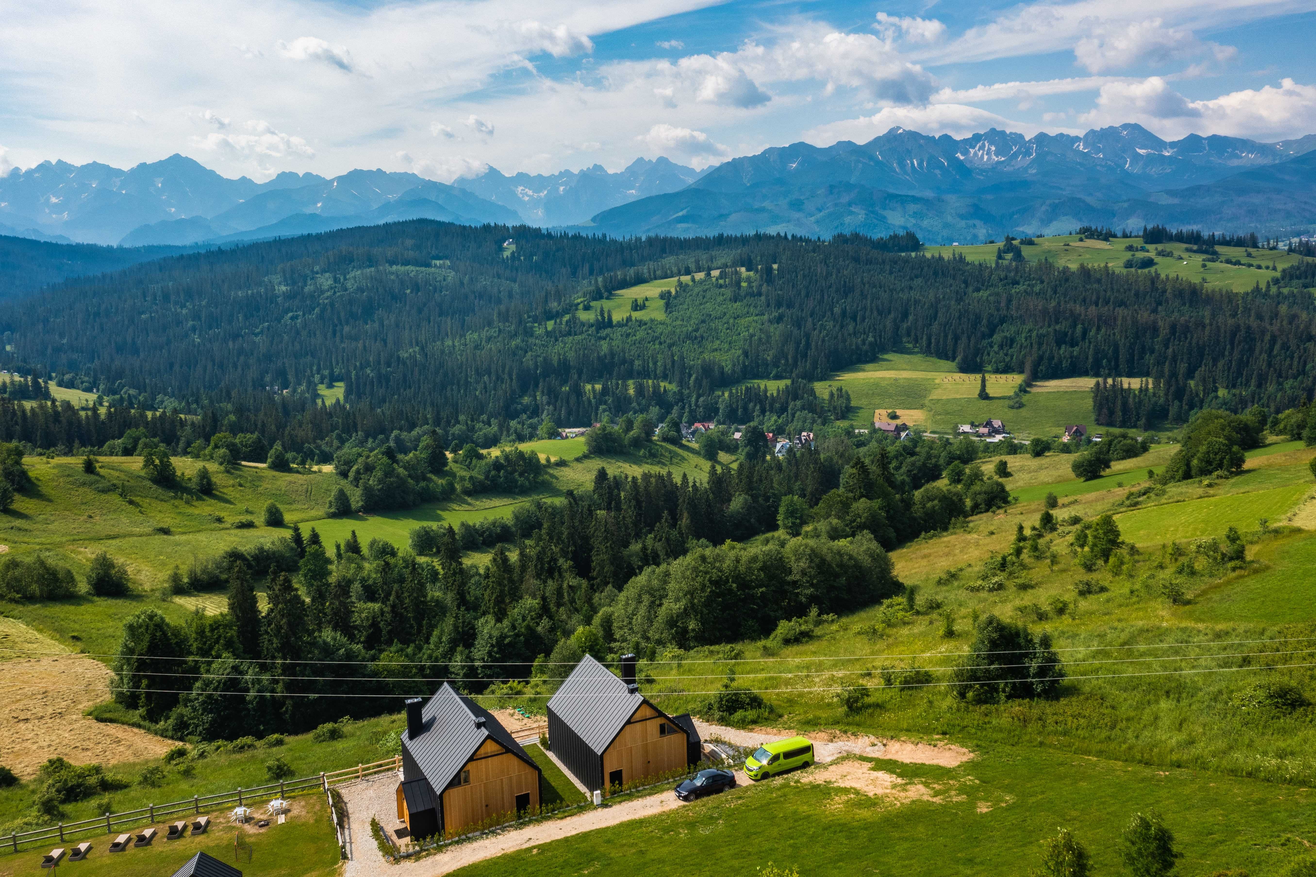 Domek w górach z sauną z widokiem na góry Majerczyk House