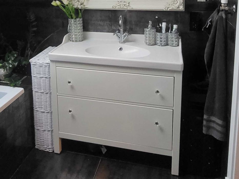 HEMNES / RUTSJÖN Szafka z umywalką IKEA