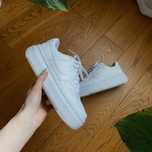 Nike Court Vision damskie białe platformy