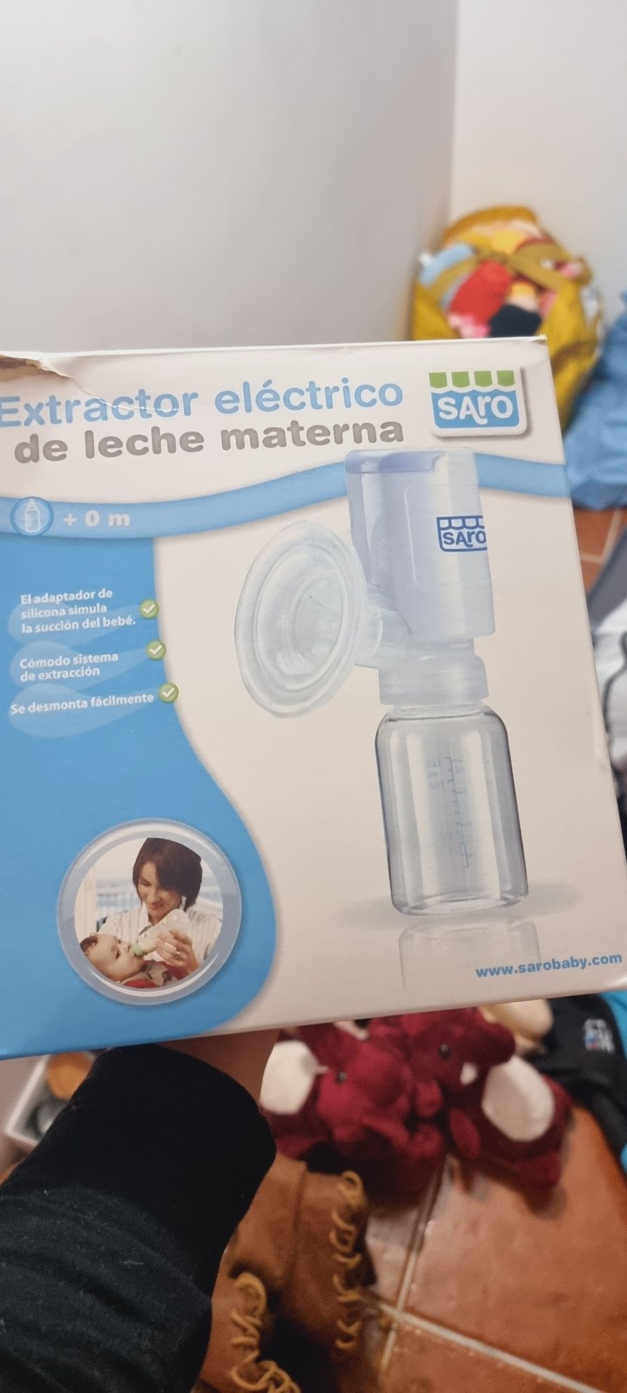 Aquecedor e bomba de tirar leite