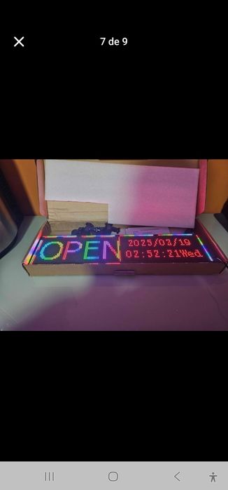 Placa de mensagens de rolagem automática do sinal do diodo emissor de