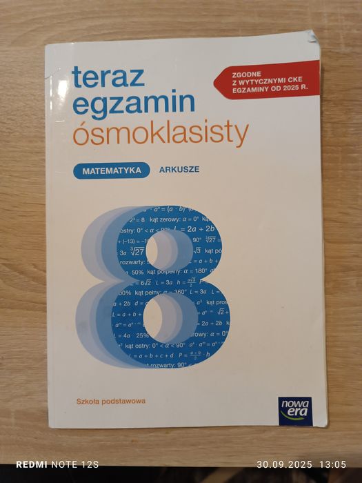 Teraz egzamin ósmoklasisty arkusze