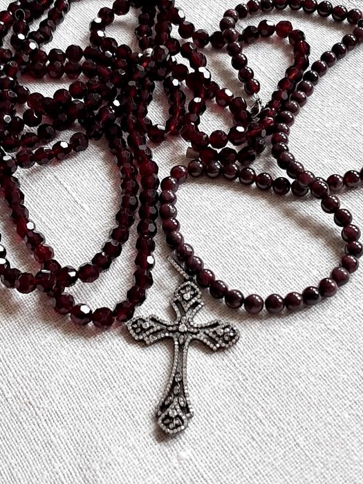 Срібло , топаз, гранат, агат