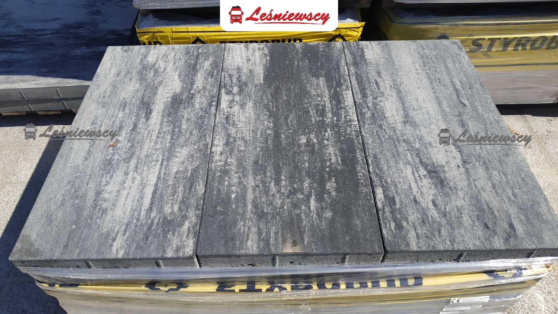 KOSTKA BRUKOWA Płyta tarasowa betonowa chodnikowa duży format  80x40cm