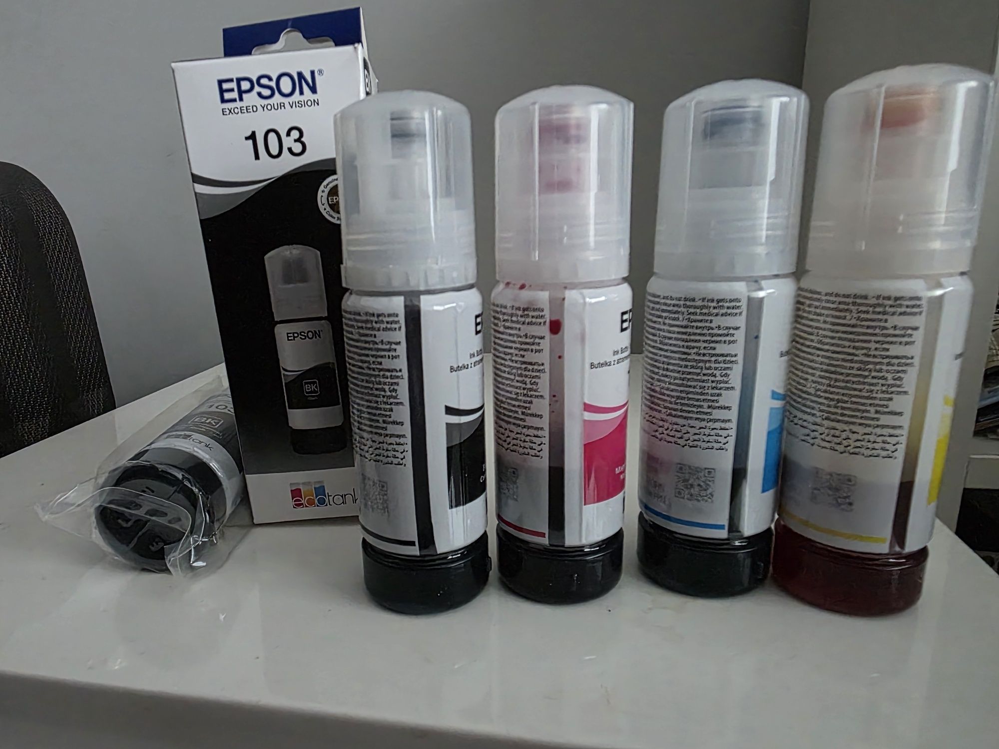Tusz epson 103 BK M C Y