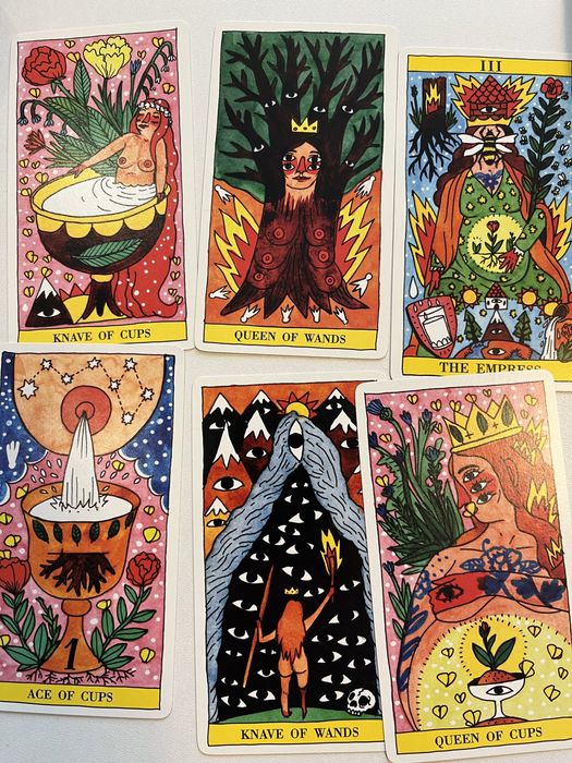 Таро оригінал Tarot del Fuego відкрите як нове