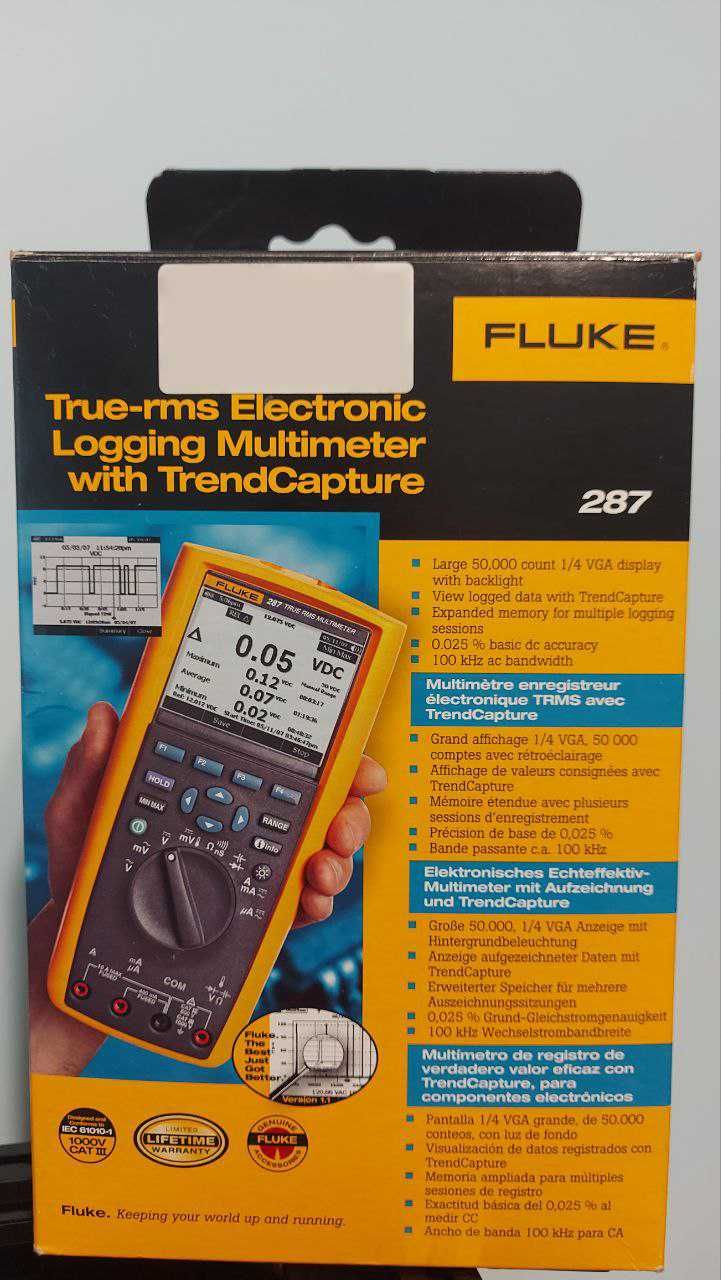 Реєструючий цифровий мультиметр Fluke 287/FVF з функцією TrendCapture