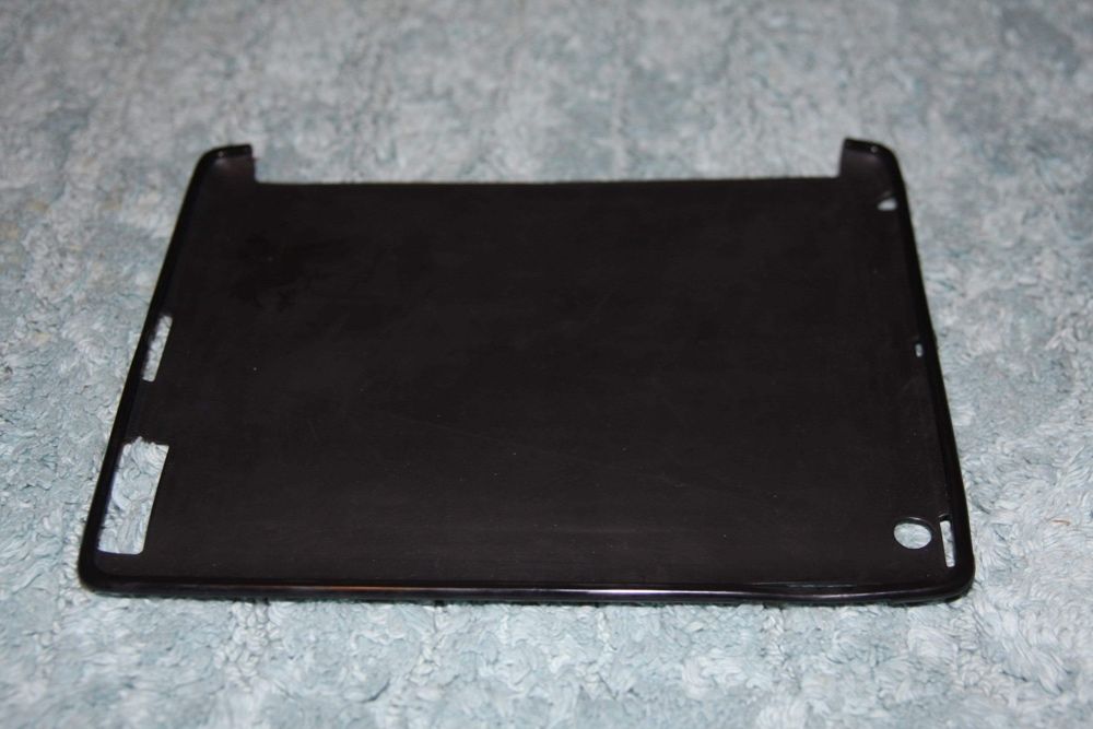 iPad 4,3,2 plecki gumowe czarne pasują do okładki SmartCover