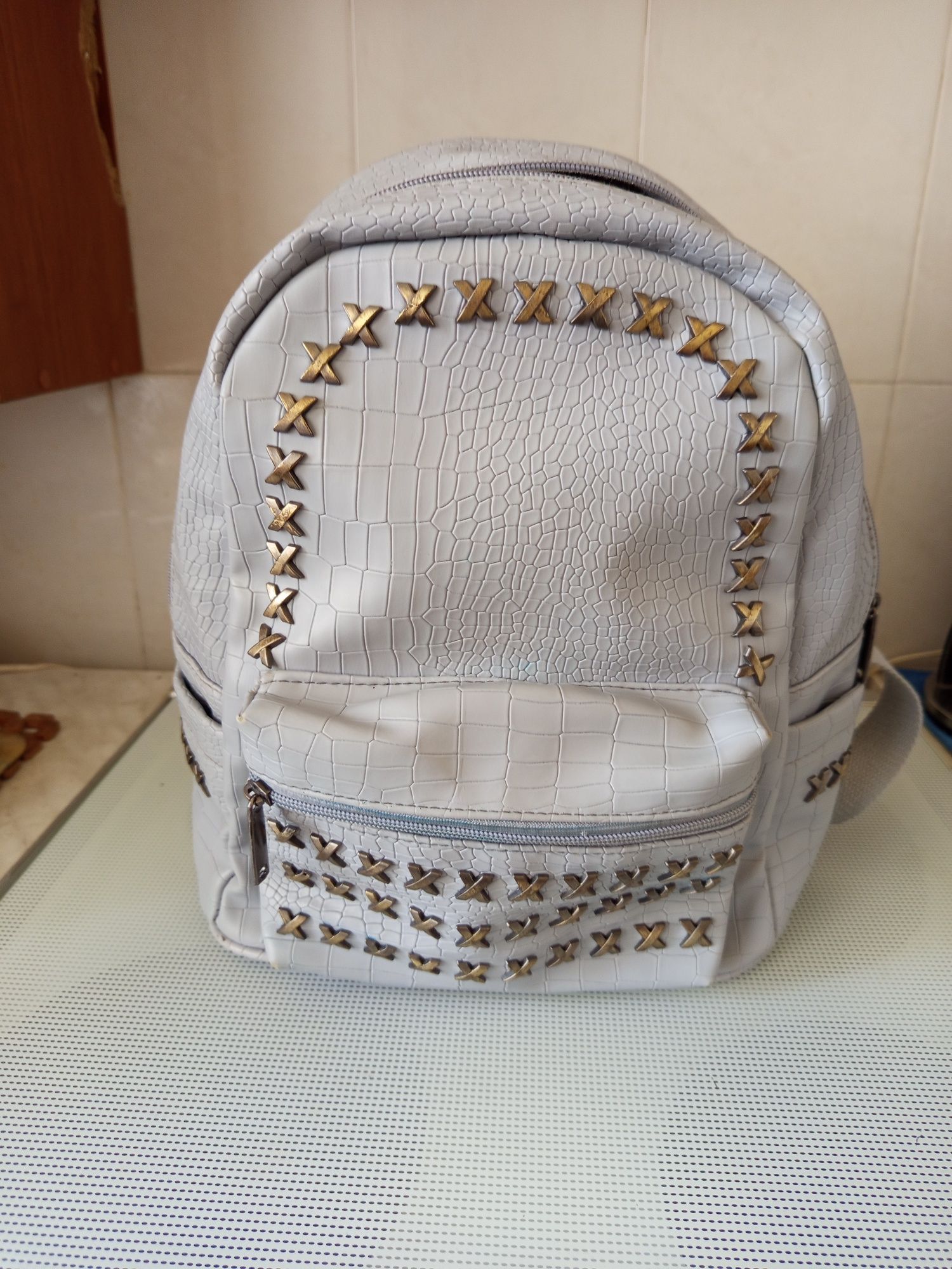 Женский мини рюкзак кожа