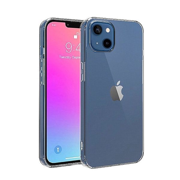 Żelowy pokrowiec etui Ultra Clear 0.5mm iPhone 13 przezroczysty