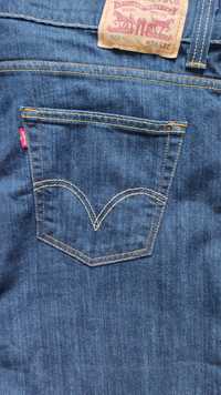 Мужские стретчевые джинсы Levi's (полупояс 49,низкая посадка)