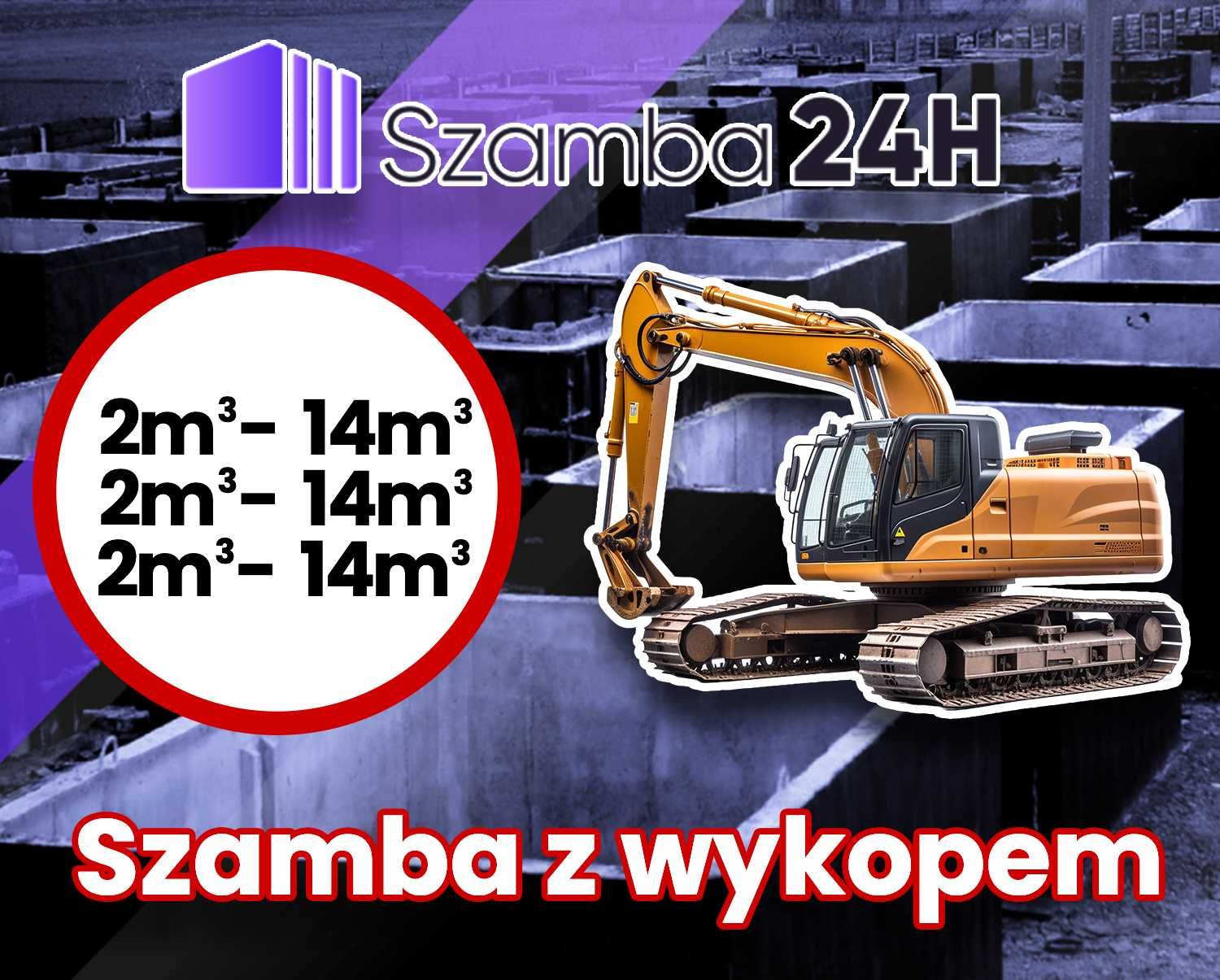 SZAMBA betonowe 10m3 szambo 12m3 zbiornik na deszczówkę 4m3 RADZYMIN