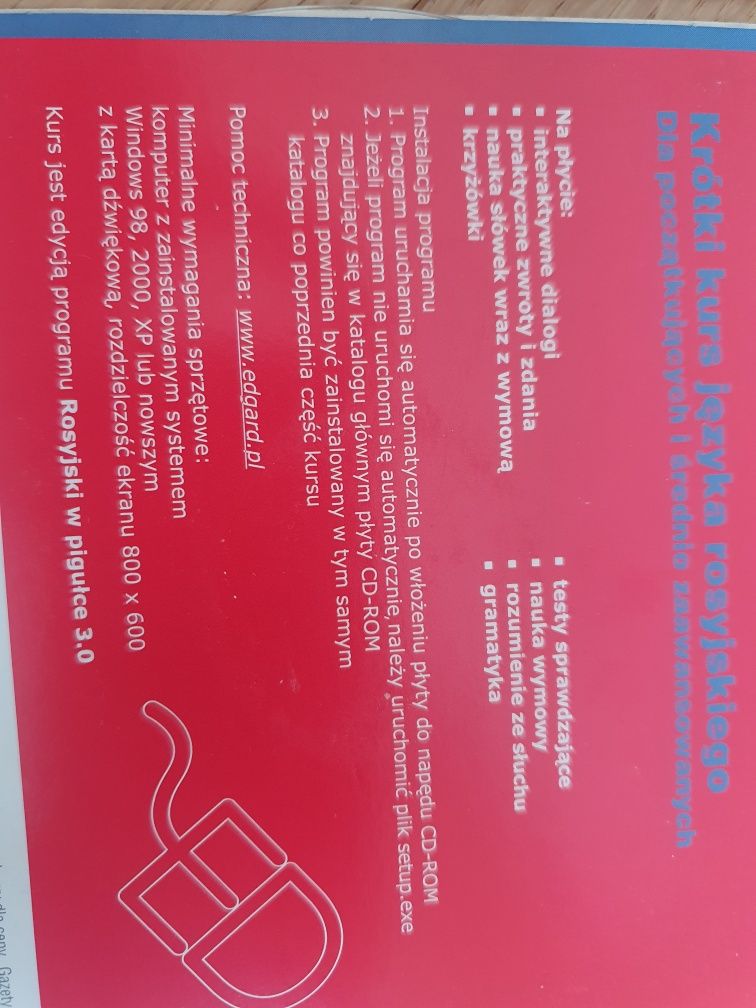 Kurs języka rosyjskiego CD ROM
