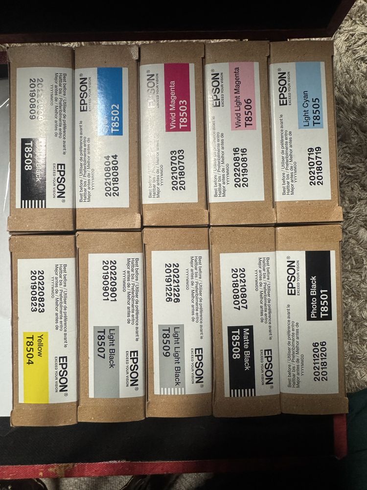 Impressora epson surecolor P800 com 10 tinteiros novos incluidos