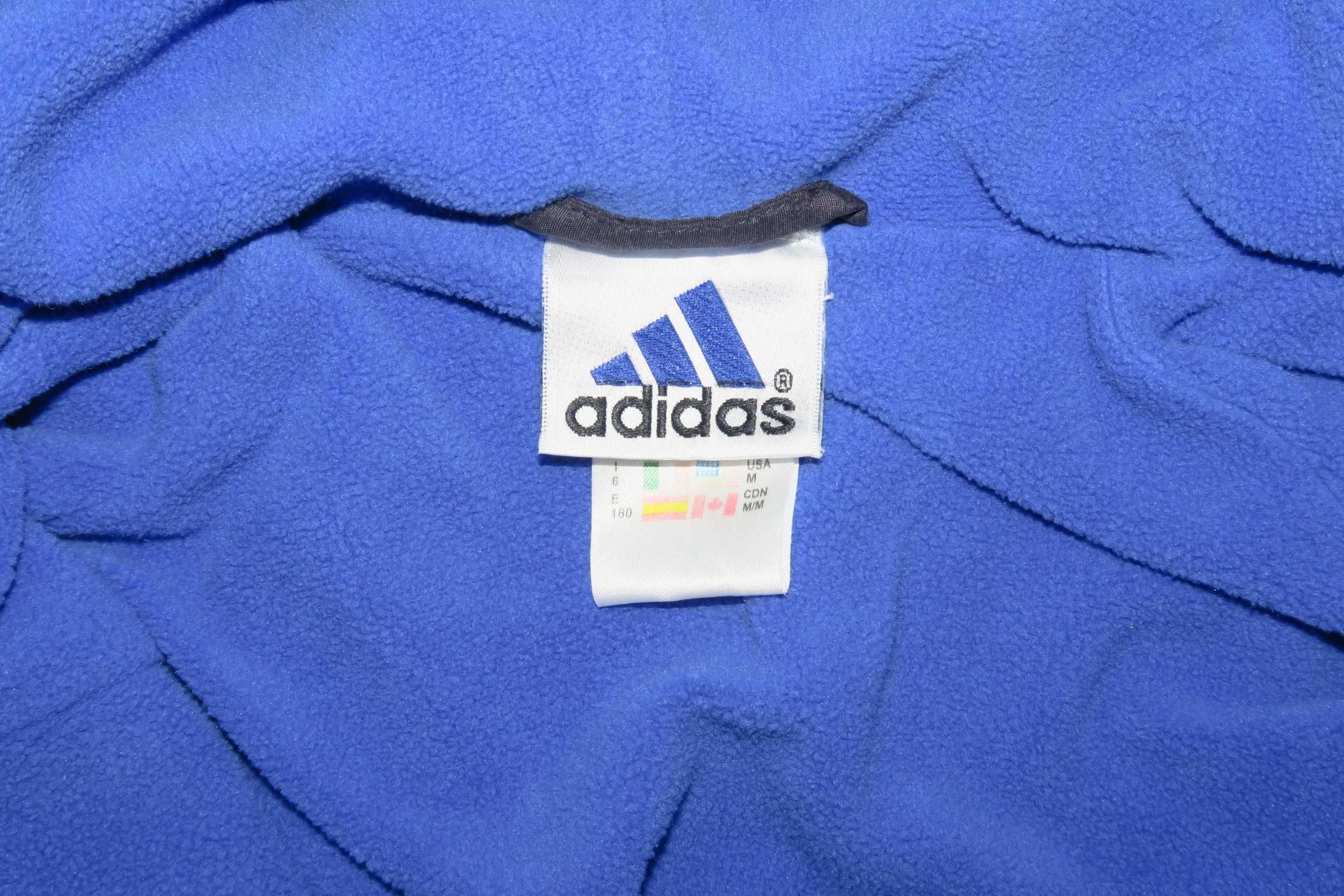 Adidas  kurtka ocieplana polarem vintage M/L
