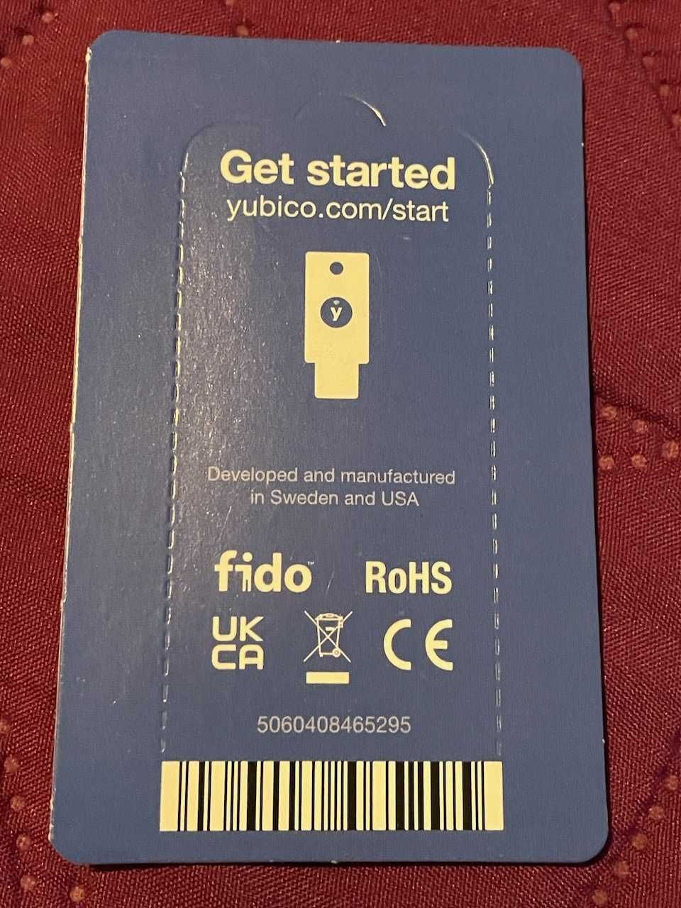 Klucz zabezpieczający Yubico YubiKey NFC czarny